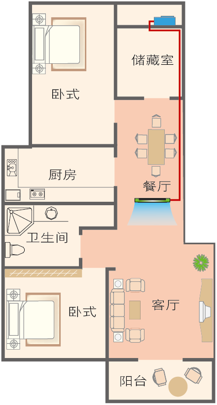 客餐厅中央空调日立UX变频系列