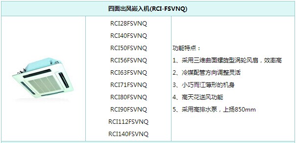 日立空调RCI系列